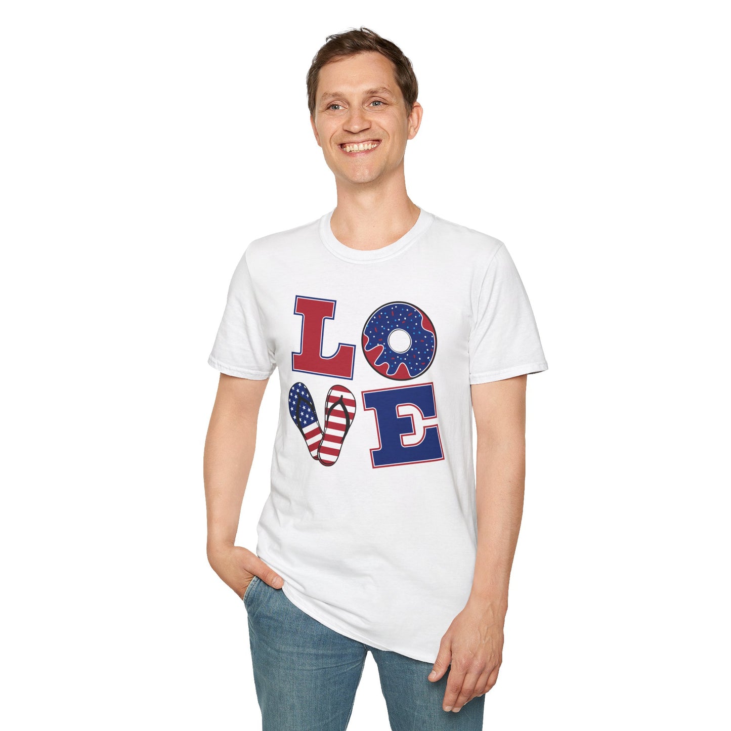 July 4th Love America T-Shirt