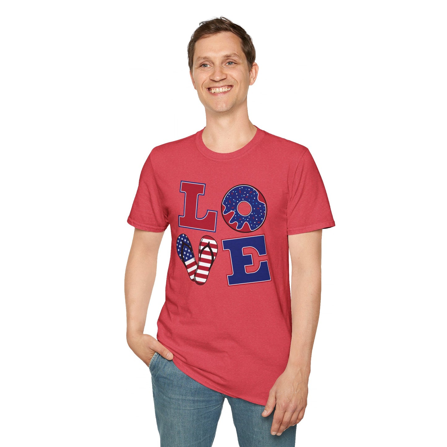 July 4th Love America T-Shirt