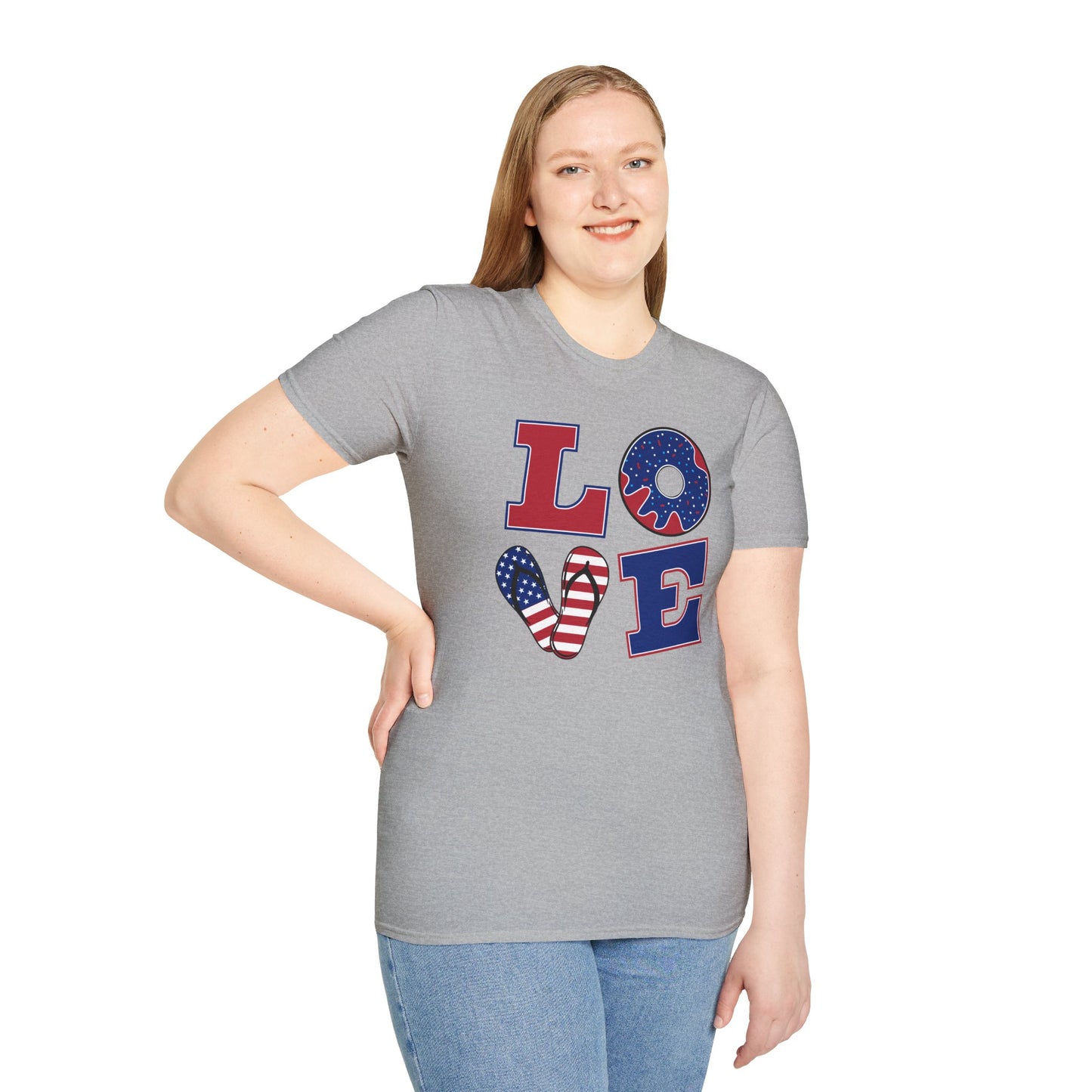 July 4th Love America T-Shirt